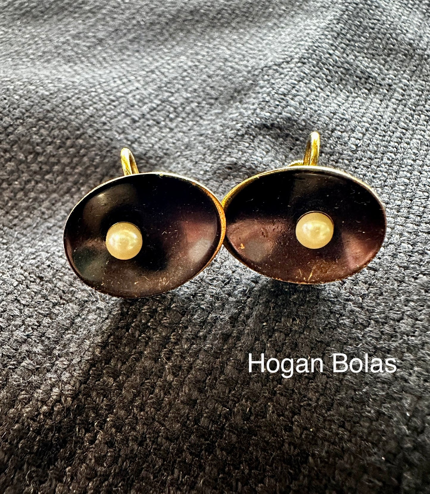 Vintage Hogan Bolas Earrings